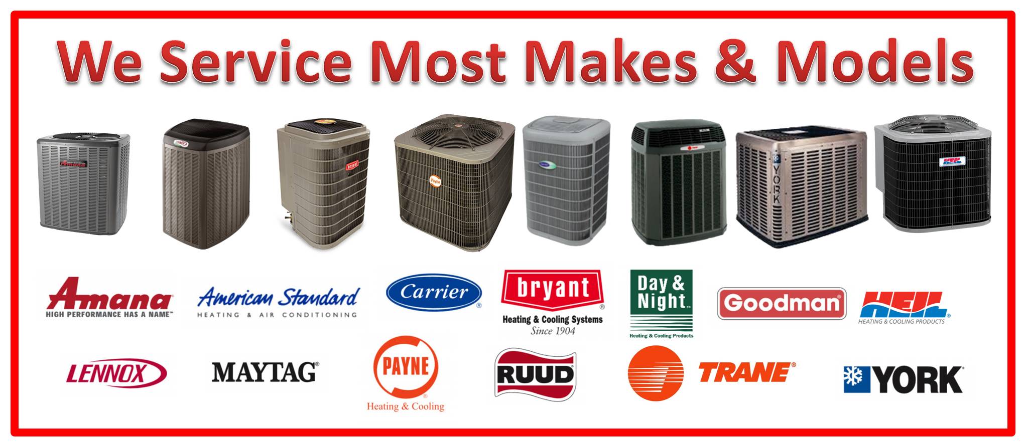 We can solve your heating and air conditioning problems